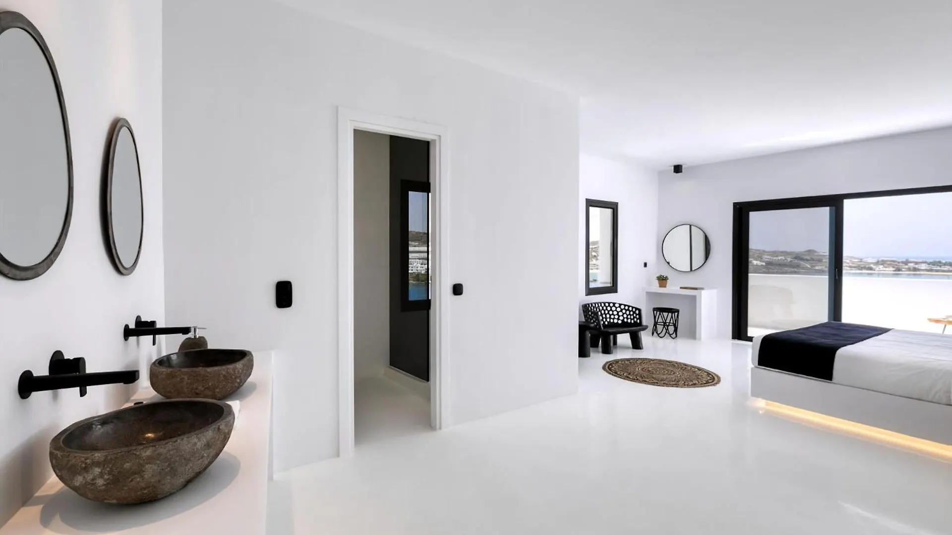 Dazzling Mykonos Villa Villa Lvellie 6 Bedrooms Unique Aegean Sea Views Private Infinity Pool Two Private Jacuzzis Psarou Beach