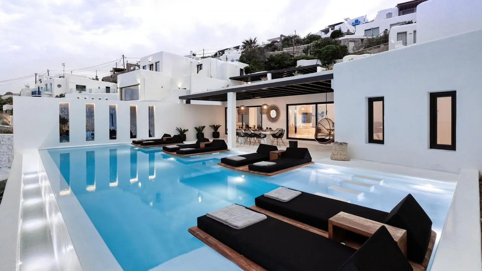 Dazzling Mykonos Villa Villa Lvellie 6 Bedrooms Unique Aegean Sea Views Private Infinity Pool Two Private Jacuzzis Psarou Beach
