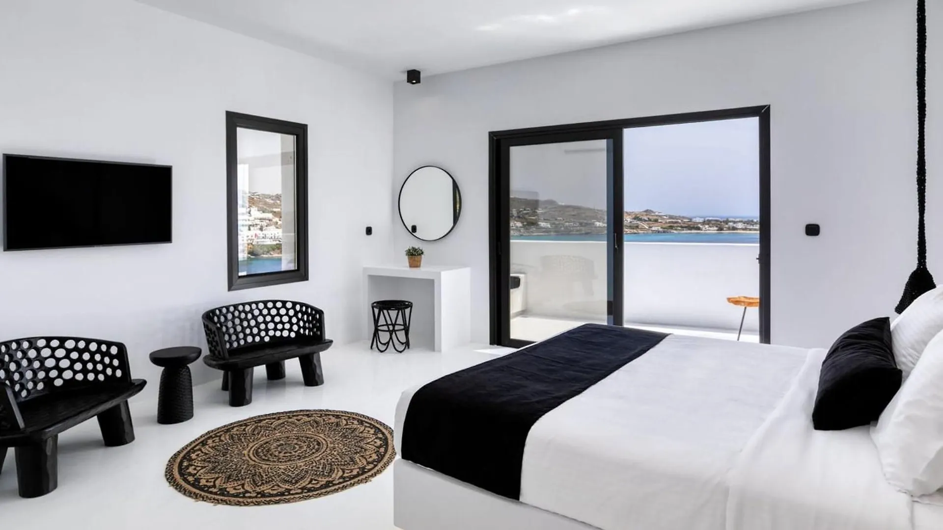 Dazzling Mykonos Villa Villa Lvellie 6 Bedrooms Unique Aegean Sea Views Private Infinity Pool Two Private Jacuzzis Psarou Beach